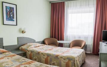 Двухместный номер эконом-класса с 2 отдельными кроватями в Отеле Hotel Balkan